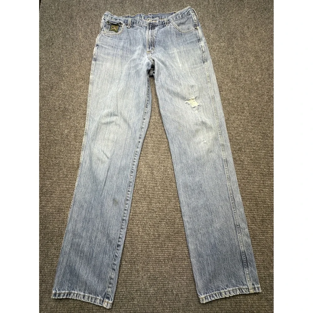 Cinch Jeans Mens 36X36 Blue Denim Straight Leg Workwear MB90530002